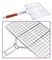 Barbecue Rectangular Grilling Basket, Multi-purpose Portable Griller with Handle 28x28CM (Pack of 1).