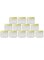 ALSAQER 12-Pieces (200 ml) Plastic Spice Storage Pet Jar -Sunpet Round Clear Jars with lid-Plastic Transperent Pet Bottles
