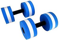ULTIMAX Aquatic Exercise Dumbbells Aqua Fitness Barbells Exercise Hand Bars for Water Aerobics EVA Water Barbells Hand Bar For Water Resistance Aerobics Weight Loss (Blue)