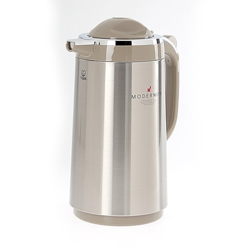 Tiger Stainless Steel Vacuum Flask Silver 1.3L