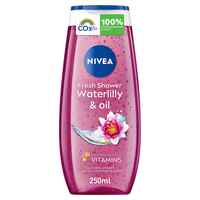 NIVEA Shower Gel Body Wash Waterlily &amp; Oil with Caring Oil Pearls and Waterlily Scent 250ml