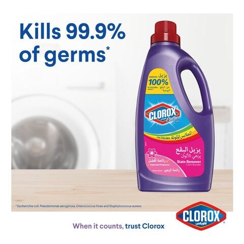 Clorox Stain Remover And Color Booster For Colored Clothes Floral Scent Liquid 900ml