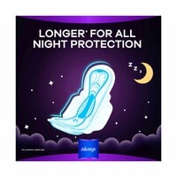 Always Maxi Thick Night Sanitary Pads With Wings White 24 Pads