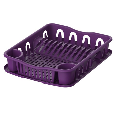 Purple discount dish drainer