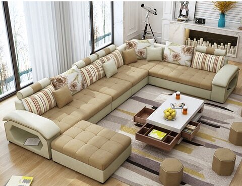 L Shape Corner Sofa Sets, Corner Sofa With Recliner And Chaise Longue