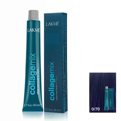 Buy Lakme Collagemix Cream Hair Color Mix Tones 0/70 Blue 60m Online - Shop  Beauty & Personal Care on Carrefour Saudi Arabia