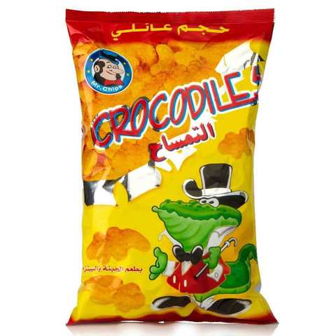Mr.Chips Crocodiles Pizza And Cheese Flavor 35 Gram