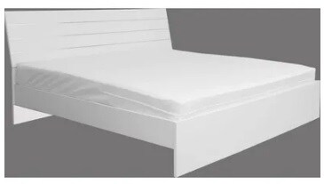 Water Proof Zipper Lock Mattress Encasement Microfiber White 150 x 200cm