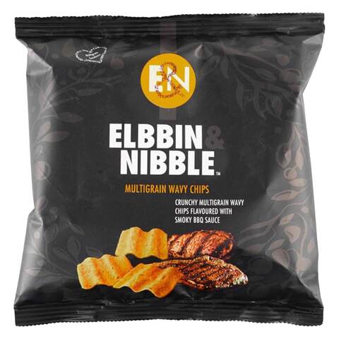 Elbbin &amp; Nibble BBQ Wavy Chips 35g
