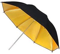 Fancier Umbrella Ur02 Black/Gold, Black/Silver, White/Silver Photography Studio Flash Translucent Umbrella In 33&quot; (83Cm) - 36&quot; (92Cm) - 40&quot; (102Cm)