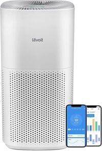 LEVOIT Smart Air Purifiers for Home Large Room, Covers Up To 1588 Sq. Ft, APP Control And PM2.5 Display, H13 HEPA Filter Removes 99.97% of Particles, Allergies, Dust, Smoke, Alexa Control, White