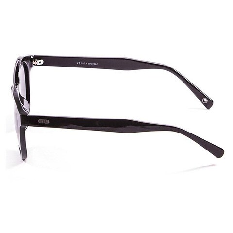 Ocean Glasses - Tiburon- Shiny Black With Smoke Lens