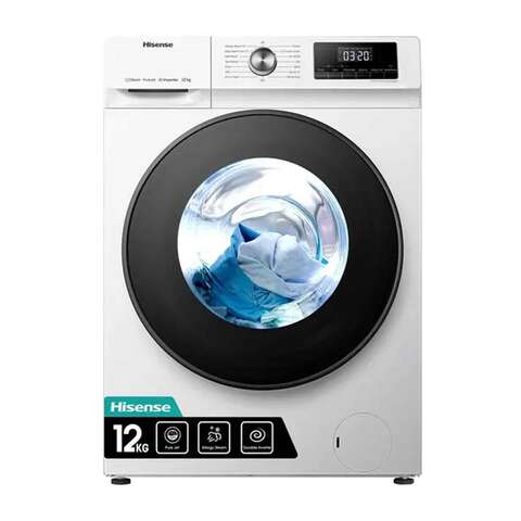 Buy Hisense Washing Machine WFQA1214VJMT-JO 12 KG White Online