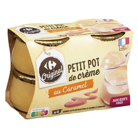 Carrefour Caramel Cream Dessert 100g Pack of 4