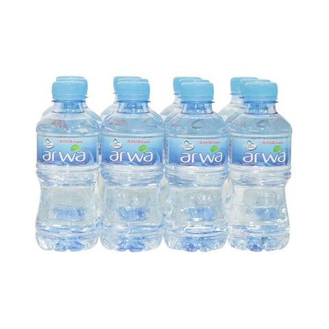 Arwa Still Water Bottled Drinking Water PET 330ml Pack of 12