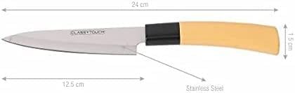 Chef Knife Stainless Steel, Wooden Knife(Pack Of 1)