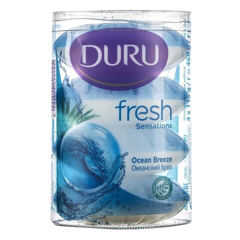 Duru Fresh Sensation Soap, Ocean Breeze, 100 gm - Pack of 4