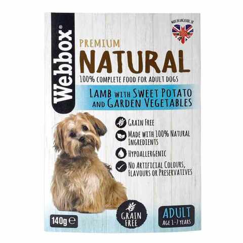 Webbox premium natural dog cheap food