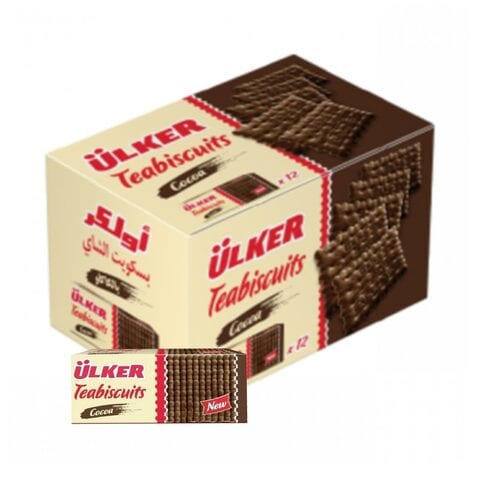 Buy Ulker Cocoa Tea Biscuits 75g 12 in Saudi Arabia