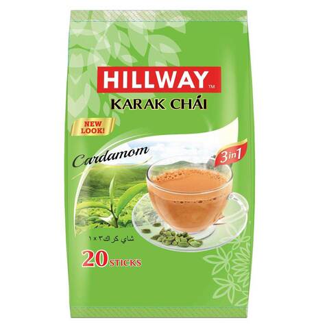 Hillway 3 in 1 Karak Chai Cardamom 20 Sachet