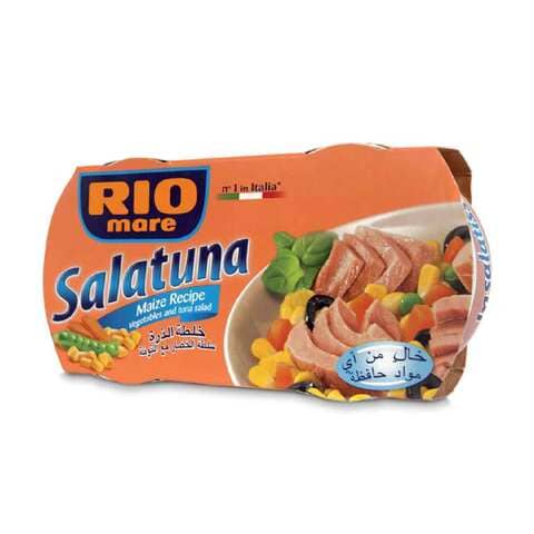 اشتري ريو ماري سلاتونا خلطة الذرة سلطة الخضار مع التونه 160 جرام × 2 في السعودية