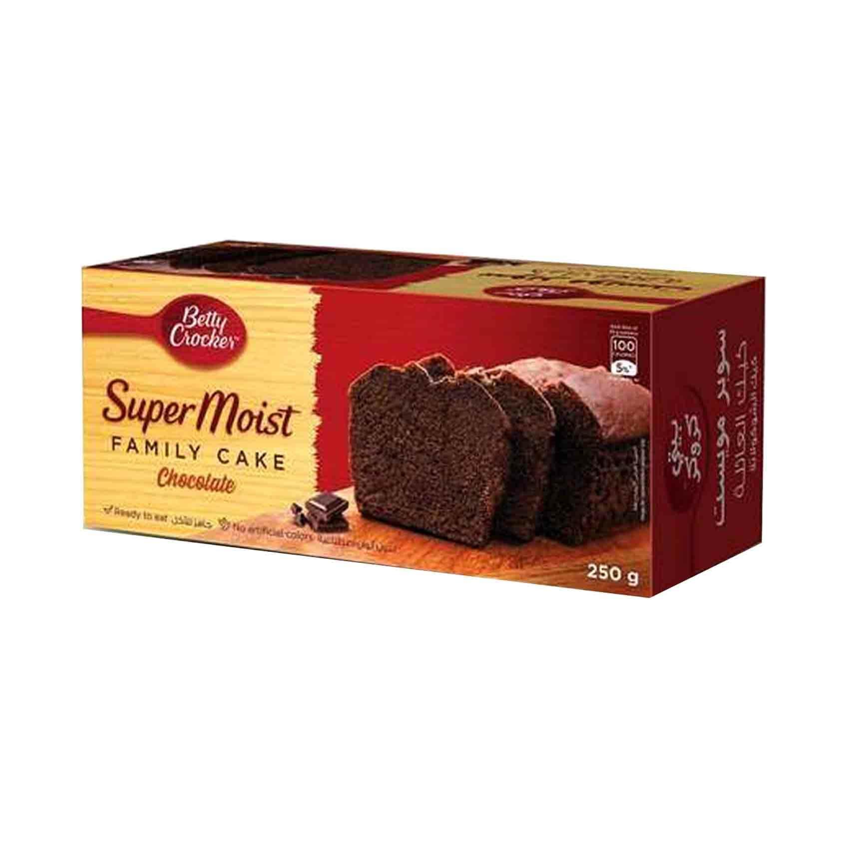 Buy Betty Crocker Super Moist Chocolate Family Cake 250g Online Shop Food Cupboard On Carrefour Uae