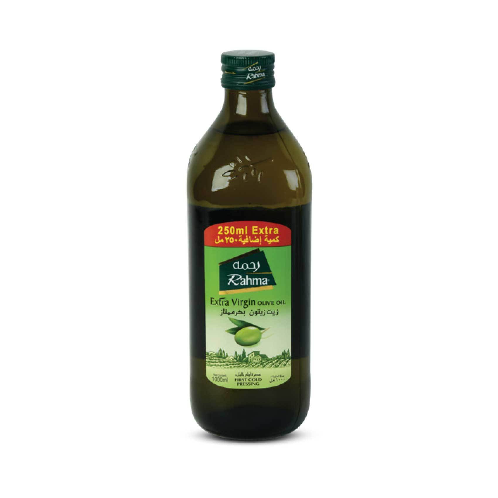 Buy Rahma extra virgin olive oil 750 ml + 250 ml Online - Shop Food ...