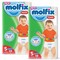 Molfix Baby Diaper Pants (Size 5), 12-17 kg, 48 Count x 2 packs (96 pants)