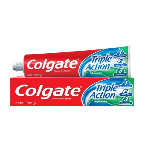 Buy Colgate Triple Action Toothpaste 125ml in Saudi Arabia