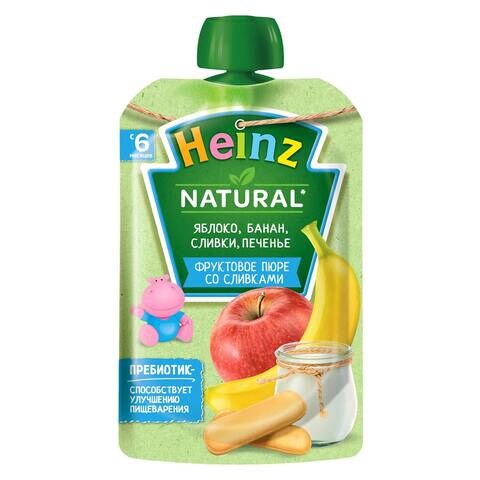 اشتري Heinz Natural Apple Banana Dessert 90g في الامارات