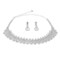 Tanos - Fashion Bling Bling Silver Plated Set Necklace U shape design Crystal Rhinestone