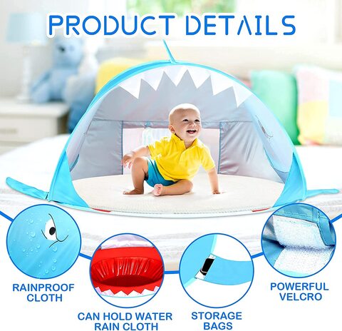 Beach tent for baby uv clearance protection