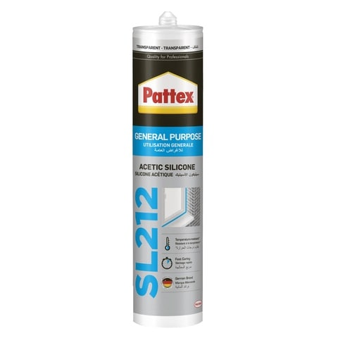 Pattex Silicone - Transparent - 280 ml à prix pas cher