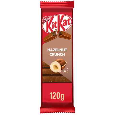 Nestle KitKat Hazelnut Crunch Wafer Bar 120g