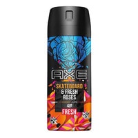 Axe Antiperspirant Deodorant Spray For Men Skateboard &amp; Fresh Roses 150ml