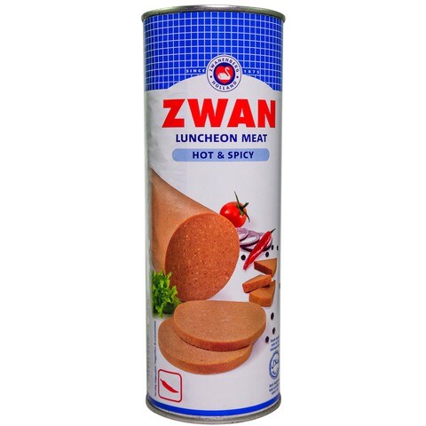 Buy Zwan Beef Hot And Spicy Luncheon Meat 850g in UAE