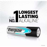 Energizer Max Plus AA Alkaline Batteries - Pack of 4