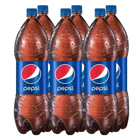 Pepsi Carbonated Soft Drink Plastic Bottle 2.25ml x Pack of 6