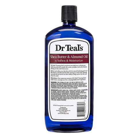 Dr. Teal&#39;s Shea Butter And Almond Oil Foaming Bath 1L