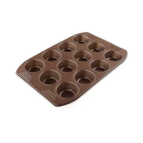 Tefal EasyGrip Gold 12 Cup Muffin Pan