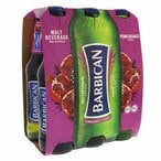 Buy Barbican Pomegranate Flavoured Non-Alcoholic Malt Beverage 330ML NRB - Pack of 6 in Kuwait