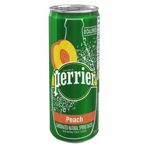 Perrier Peach Sparkling Mineral Water 250ml