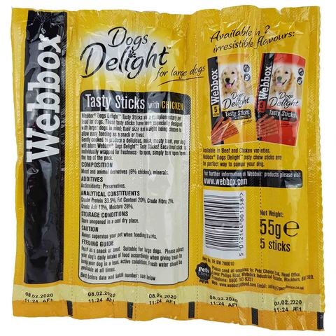 Webbox Delight Chicken Flavored Dog Food 55g