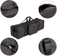 COOPIC BV-80 (30.7&quot;x1.5&quot;x10.5&quot;inch/78x29x27cm) Photo Video Studio Kit Carrying Bag with Extra Side Pocket for Light Stands, Boom Stands, Umbrellas