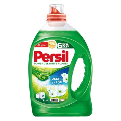 Persil Power Gel White Flower Laundry Detergent Liquid 3L