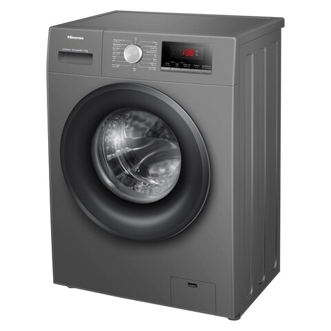 Hisense Front Loading Washing Machine 9kg WFPV9014EVMT Titanium