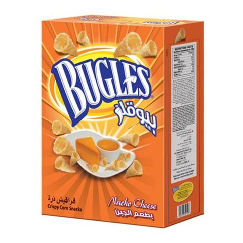 Bugles Corn Snacks Nacho Cheese 18g &times;12