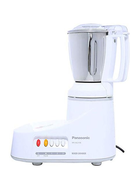 Panasonic Electric Mixer Grinder 1000W Mx Ac210 White Silver