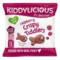 Kiddylicious Raspberry Crispie Tiddlers 12g