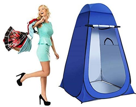 Outdoor shower outlet tent